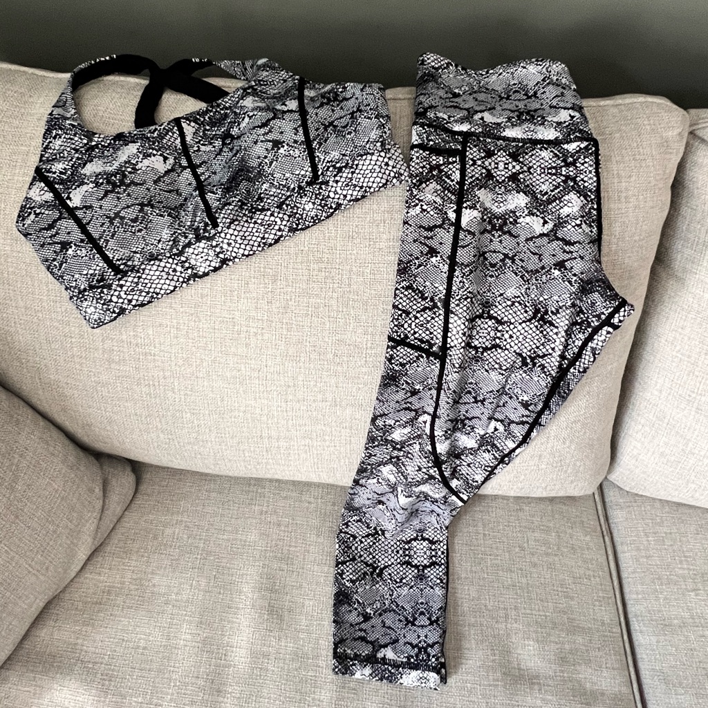 Zyia Python Snake Print Set